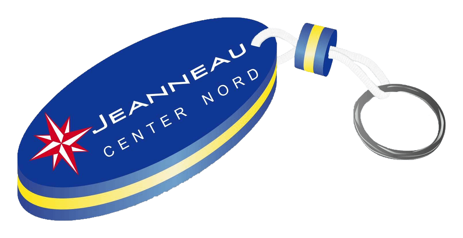 Porte-clefs Manicom standard Jeanneau en mousse EVA