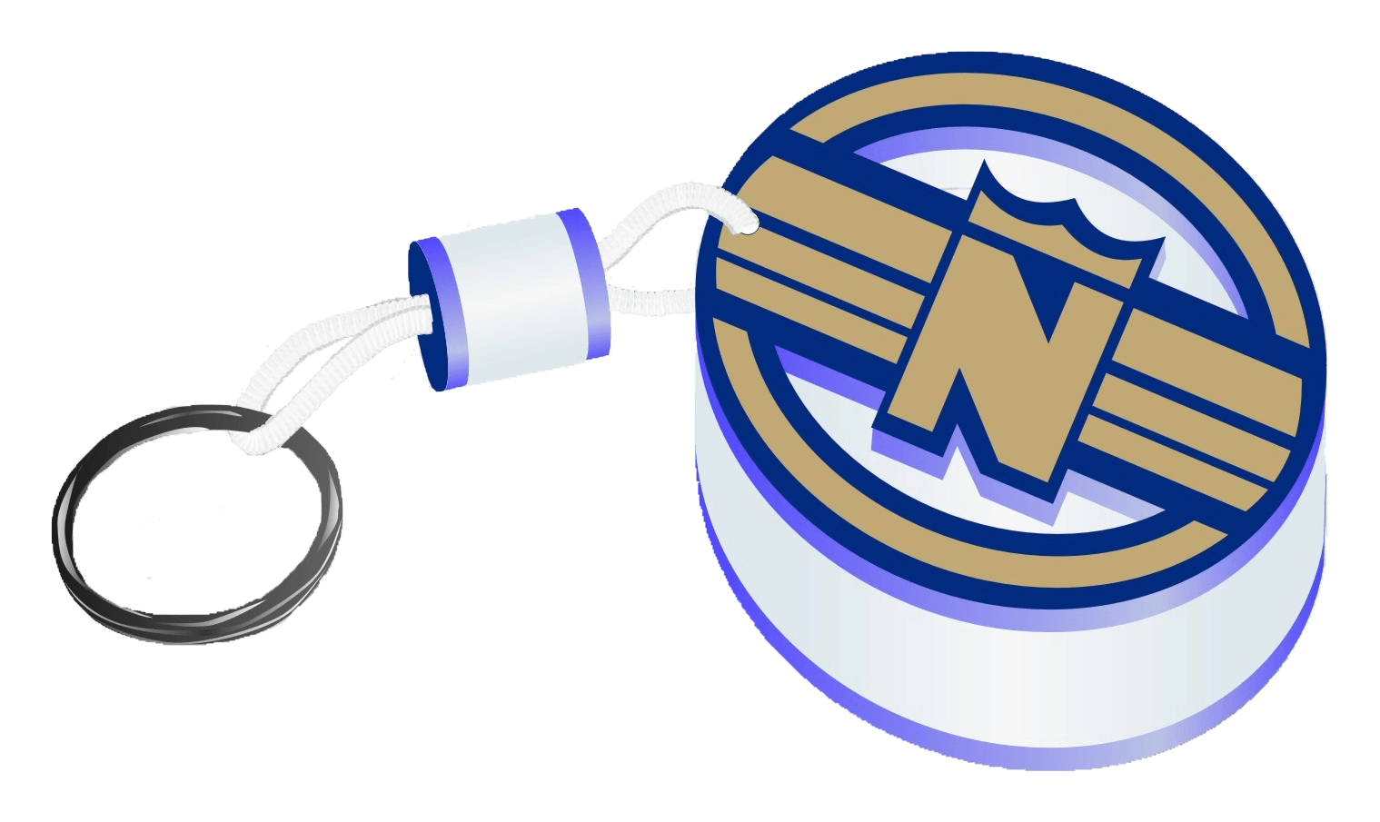 Porte-clefs Manicom personnalisé Neptunus Yachts — mousse EVA